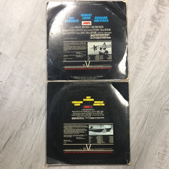 Jaws and Jaws 2 on laserdisc - Picture 3 of 4